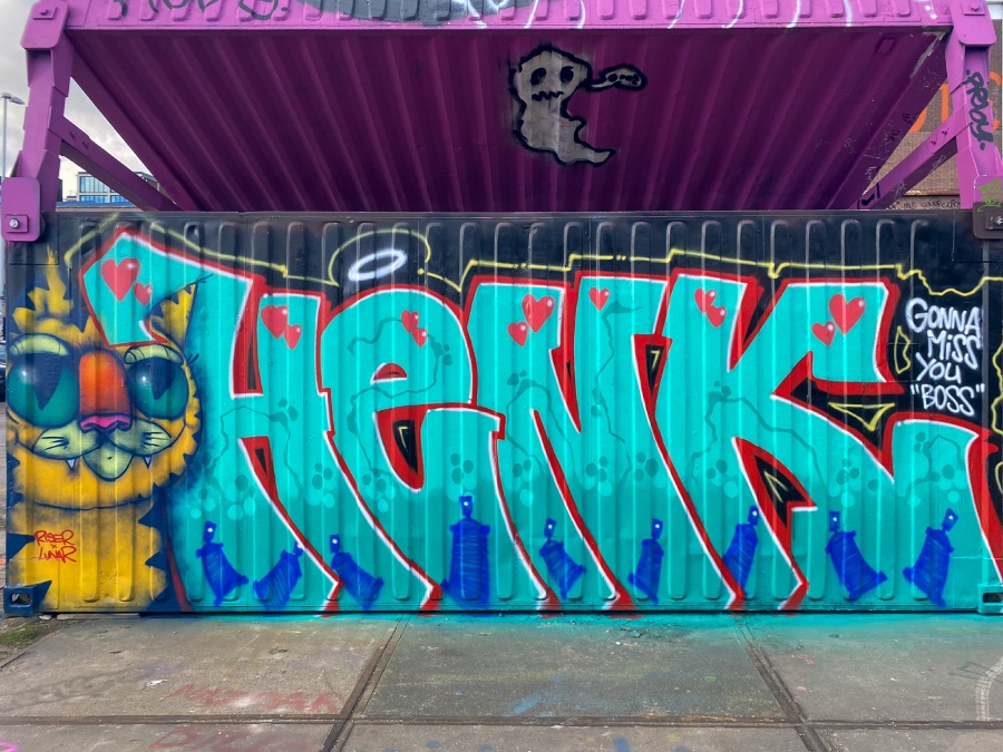 rip henk, ndsm, graffiti, amsterdam